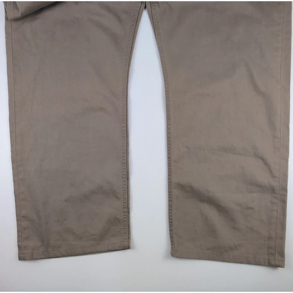 Levi's 559 Mens 44x28 Relaxed Straight Fit Twill Khaki Tan Beige Pants